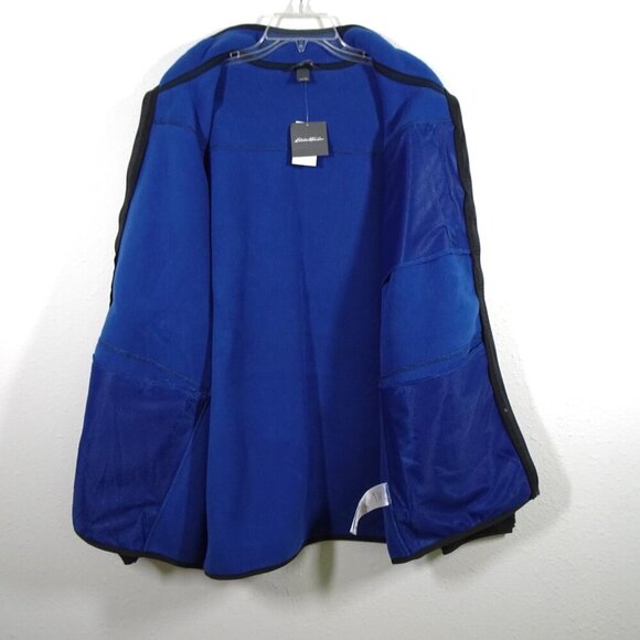 Eddie Bauer Fleece Sherpa Jacket Men’s Size 2XL Black Faux Shearling Full Zip - Picture 3 of 7